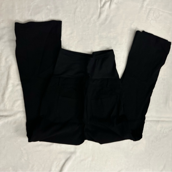 2/$30 Maternity Bootcut Pants High Waist Comfy Maternity Dress Pants, Large - Picture 7 of 12